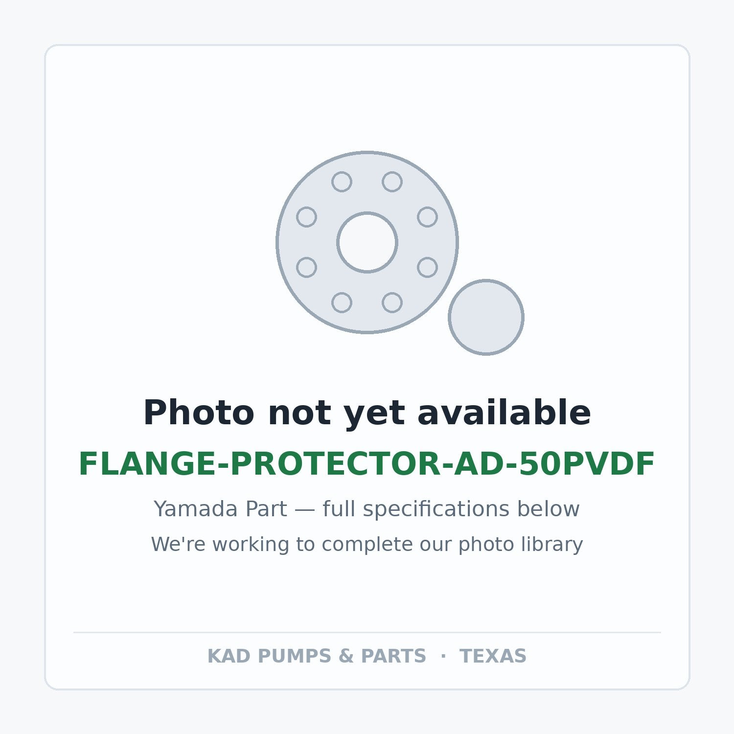 KAD placeholder — FLANGE-PROTECTOR-AD-50PVDF