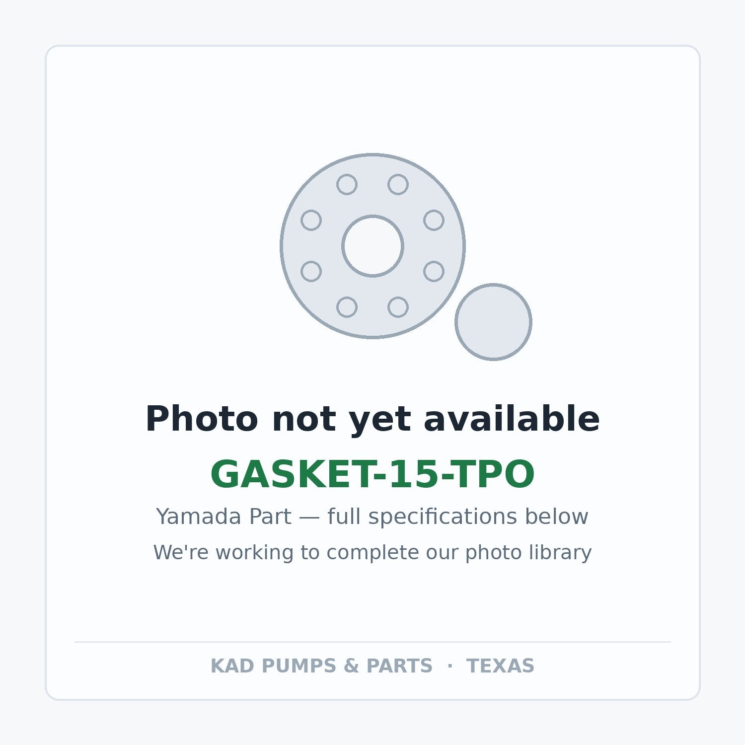 KAD placeholder — GASKET-15-TPO