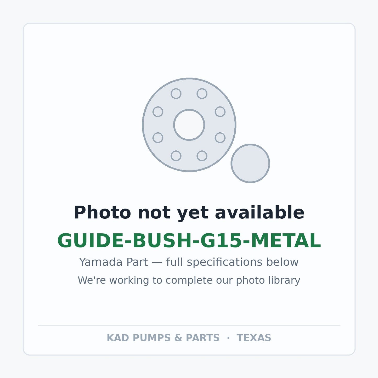 KAD placeholder — GUIDE-BUSH-G15-METAL