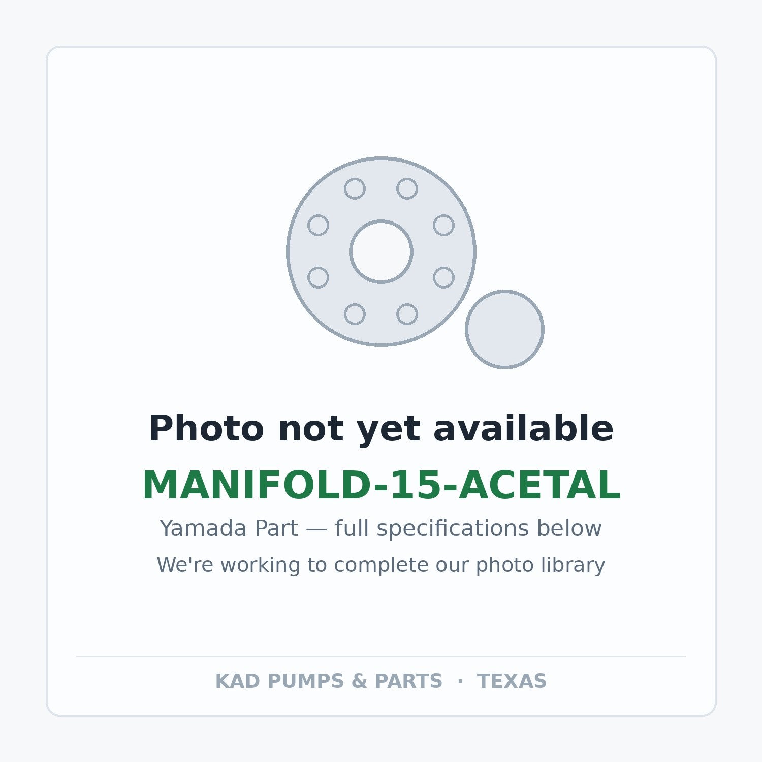 KAD placeholder — MANIFOLD-15-ACETAL