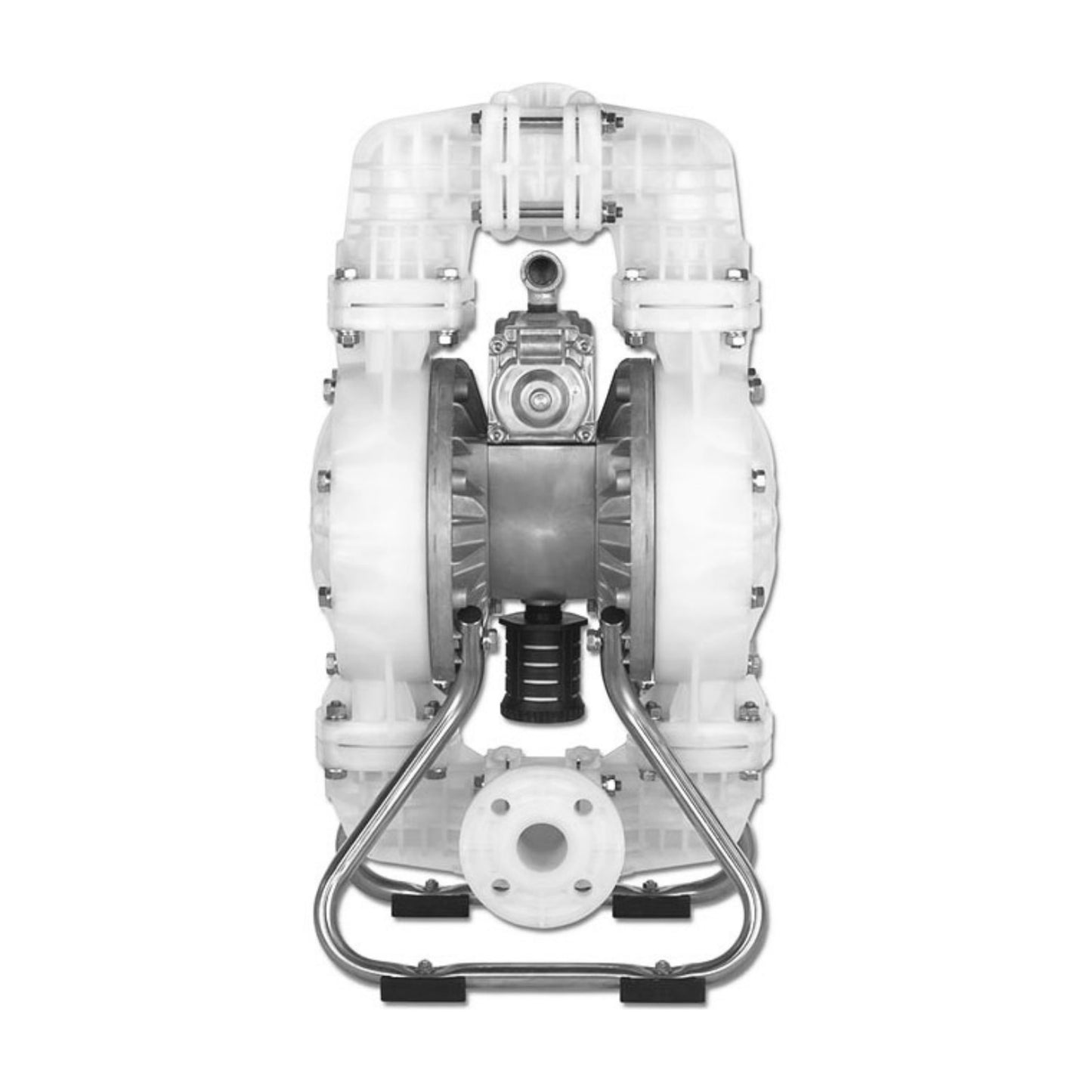Yamada NDP-40BPN — 1-1/2" Polypropylene Diaphragm Pump, Buna-N Diaphragm