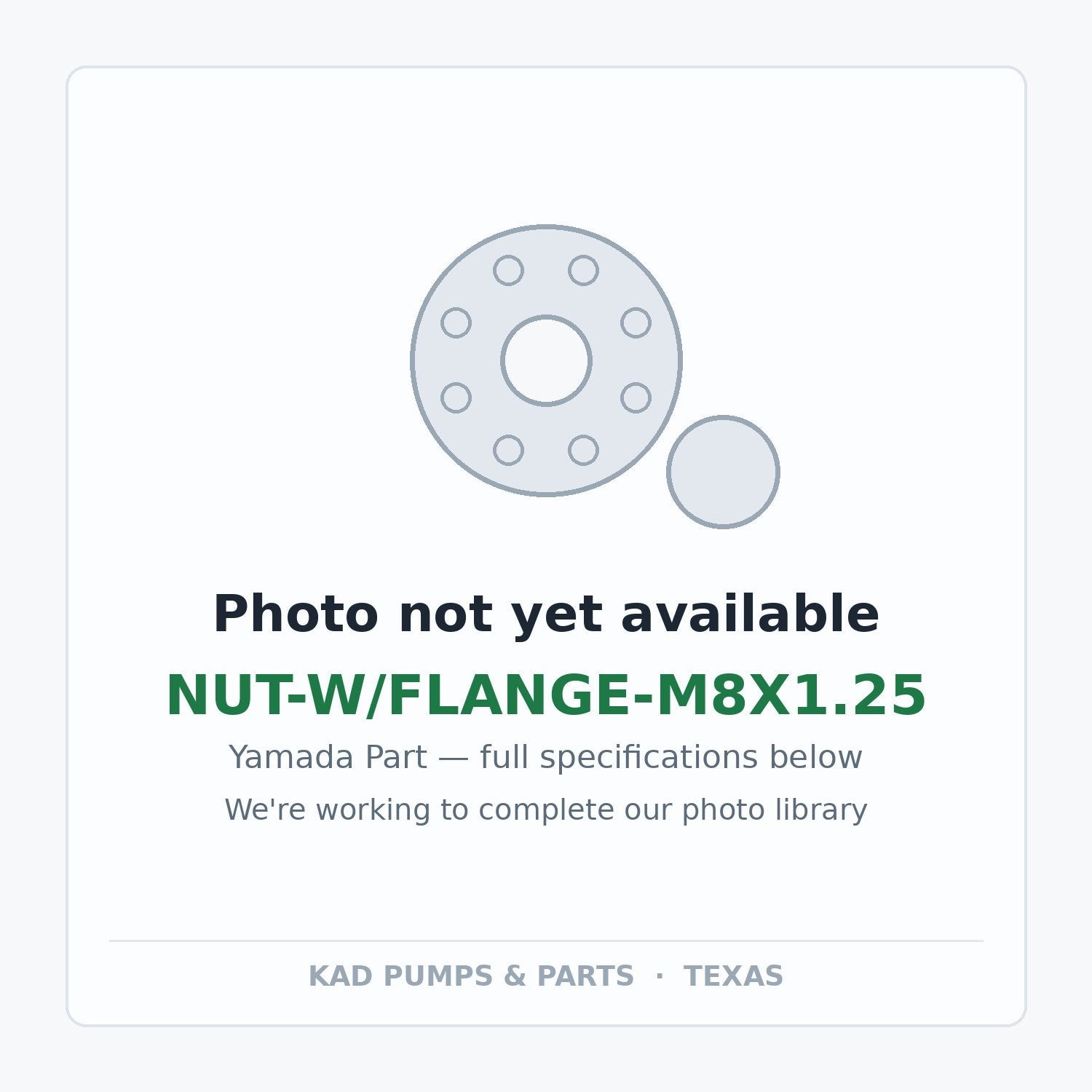 KAD placeholder — NUT-W/FLANGE-M8X1.25