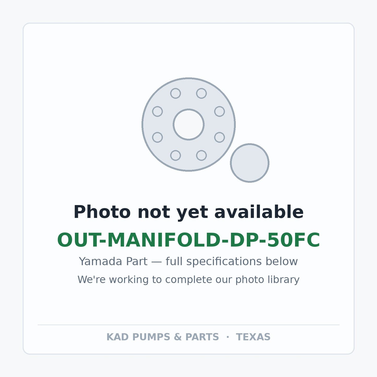 KAD placeholder — OUT-MANIFOLD-DP-50FC