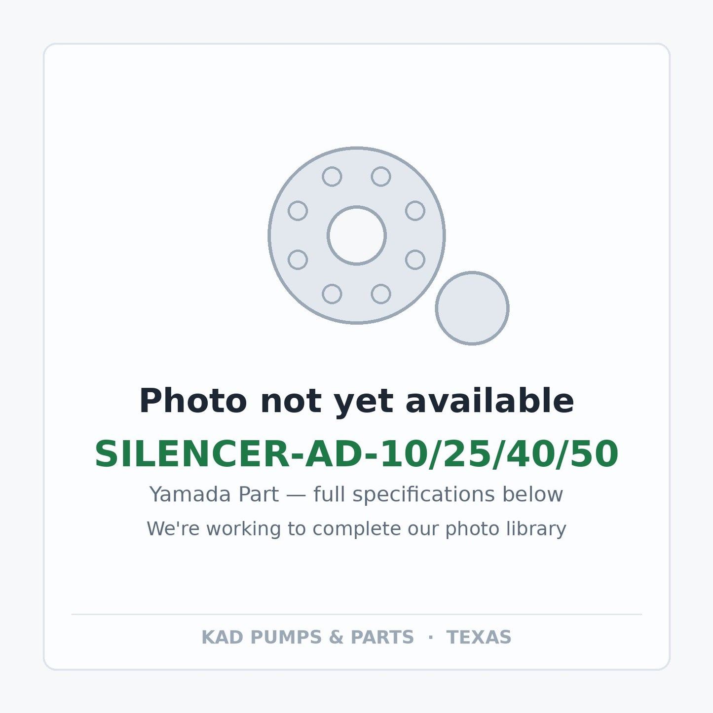 KAD placeholder — SILENCER-AD-10/25/40/50