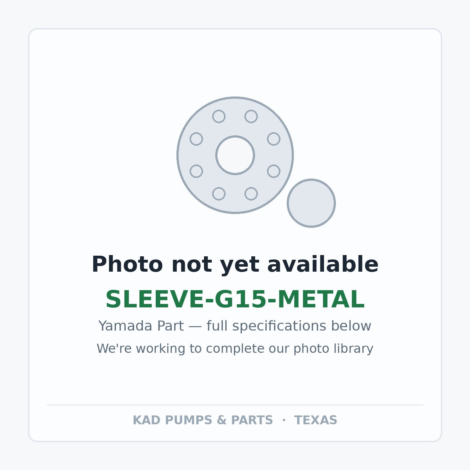 KAD placeholder — SLEEVE-G15-METAL