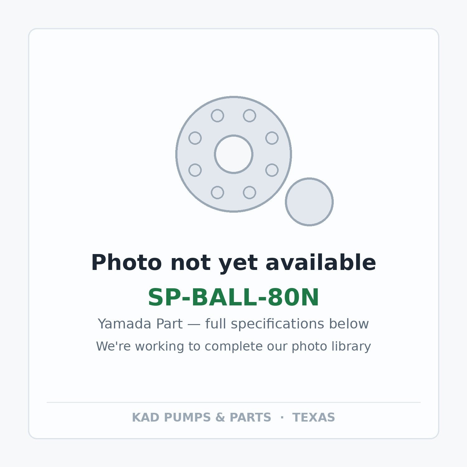 KAD placeholder — SP-BALL-80N