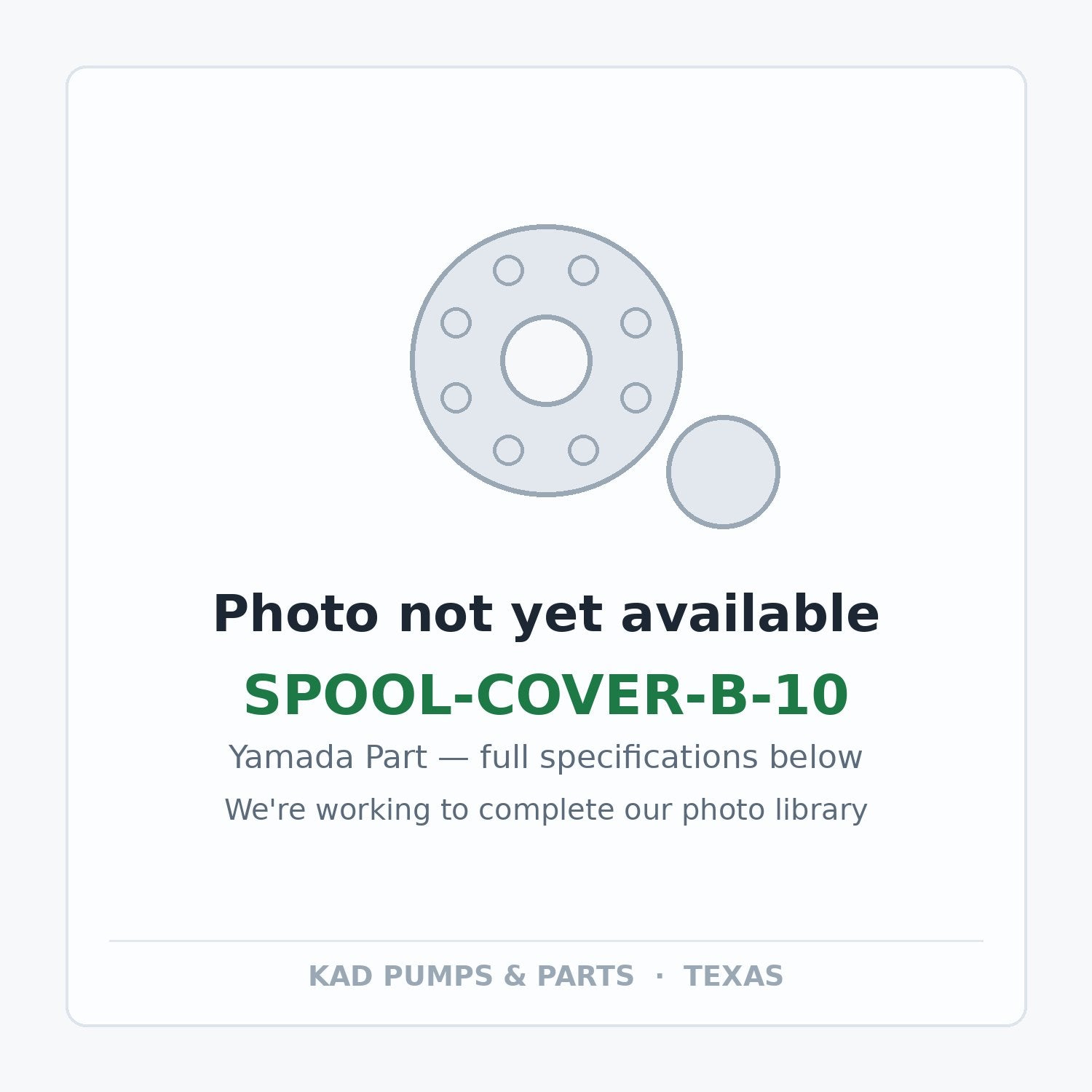 KAD placeholder — SPOOL-COVER-B-10