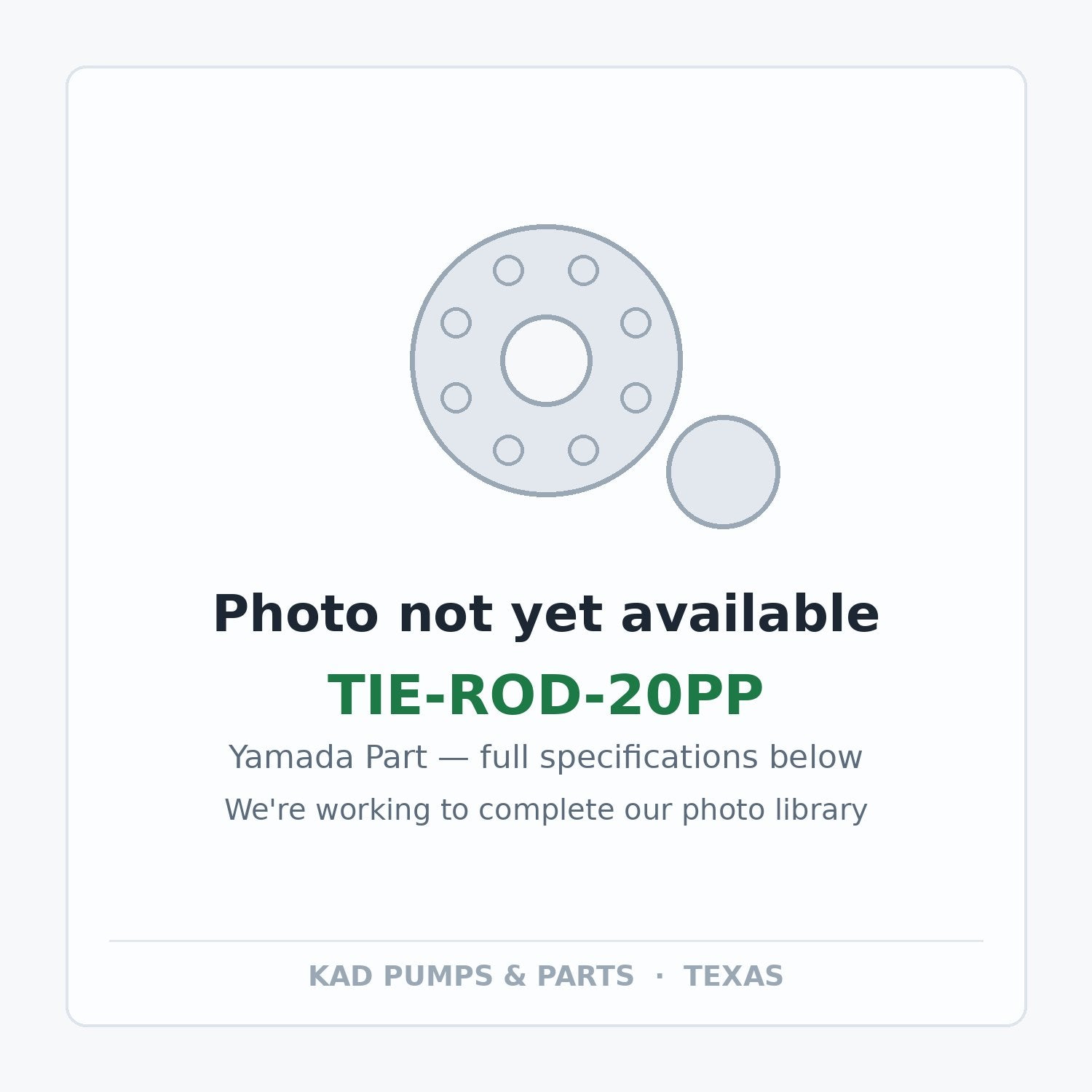 KAD placeholder — TIE-ROD-20PP