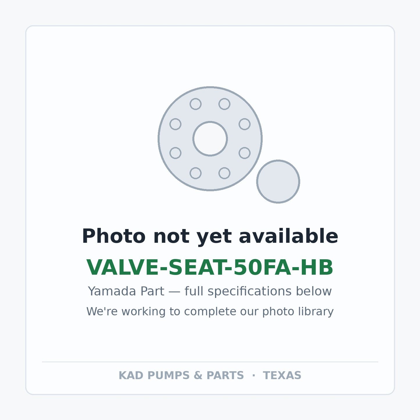 KAD placeholder — VALVE-SEAT-50FA-HB