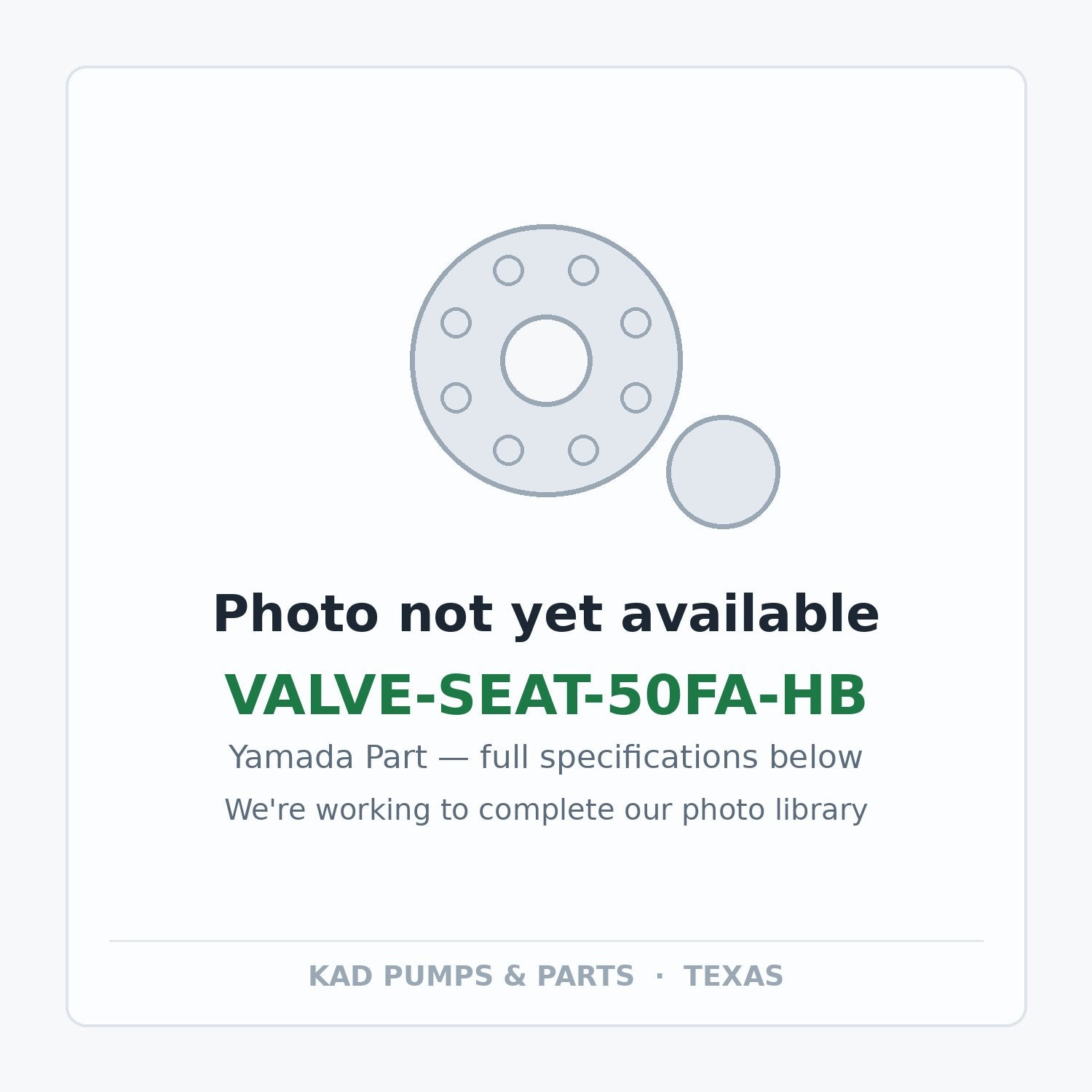 KAD placeholder — VALVE-SEAT-50FA-HB