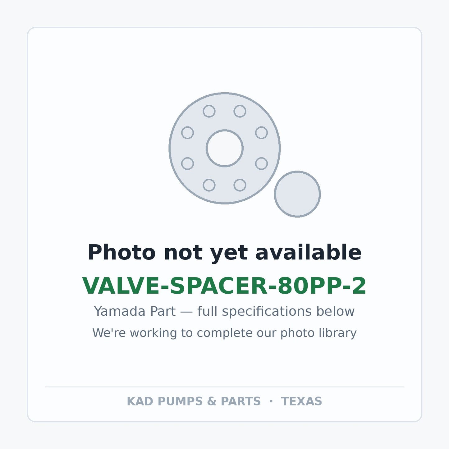 KAD placeholder — VALVE-SPACER-80PP-2