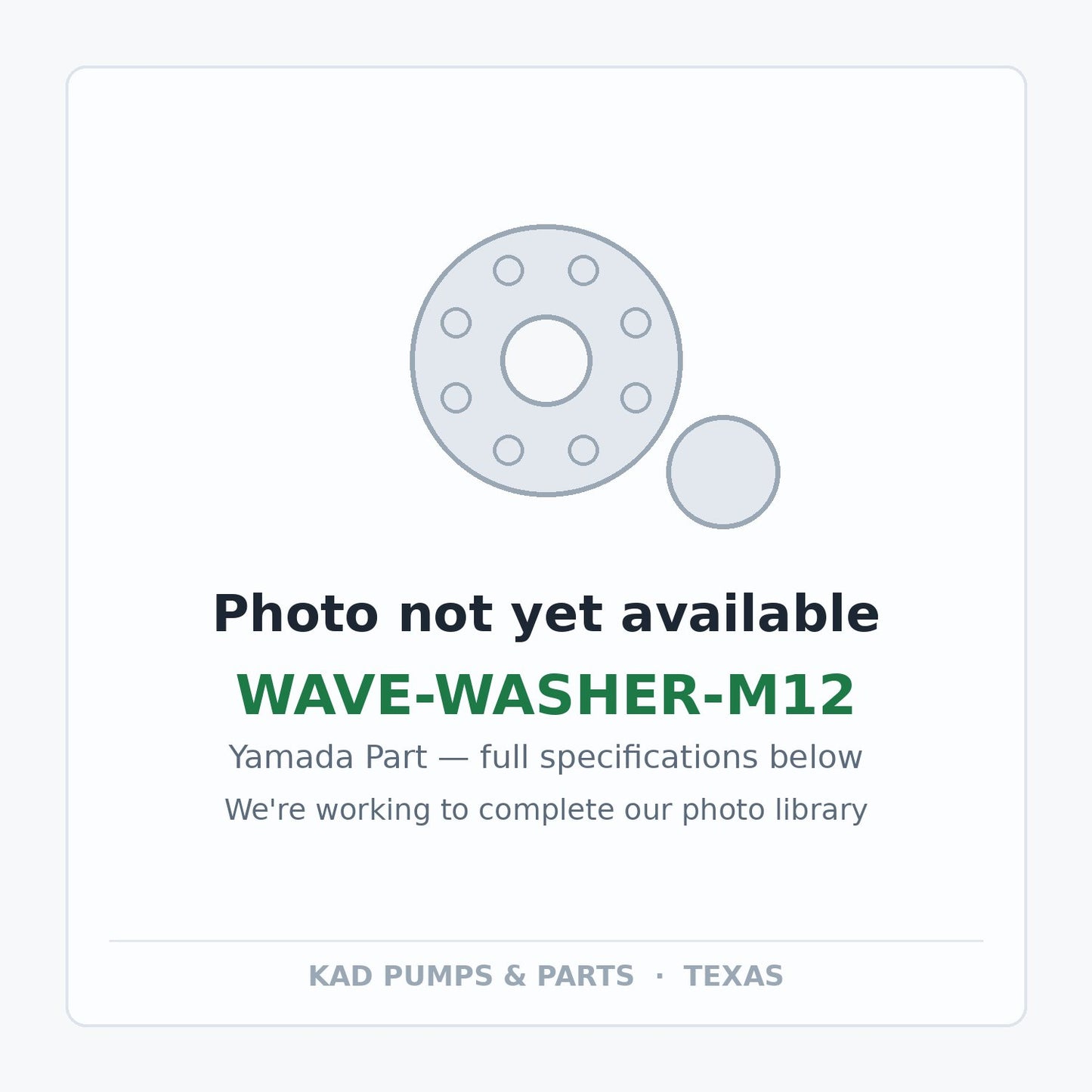 KAD placeholder — WAVE-WASHER-M12
